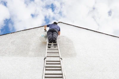 Peinture extérieure à Vauquois — façades et ravalement